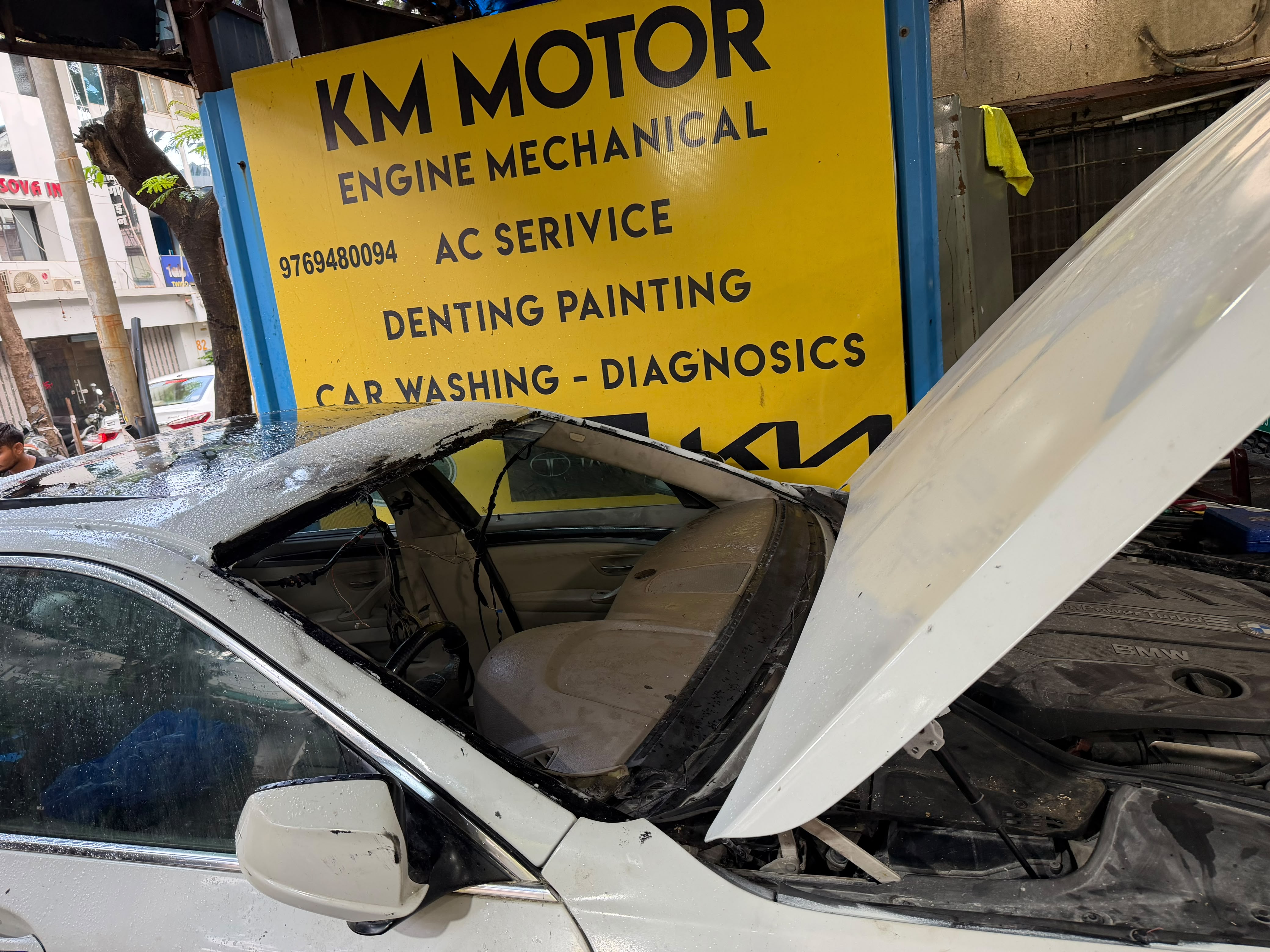 KM Motor Works workshop